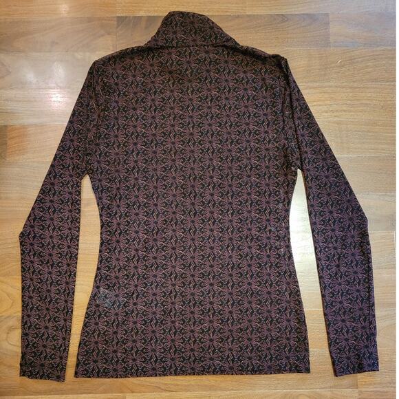 WhiteHouseBlackMarket, XS | Long Sleeve Mesh Turtleneck - Picture 3 of 5